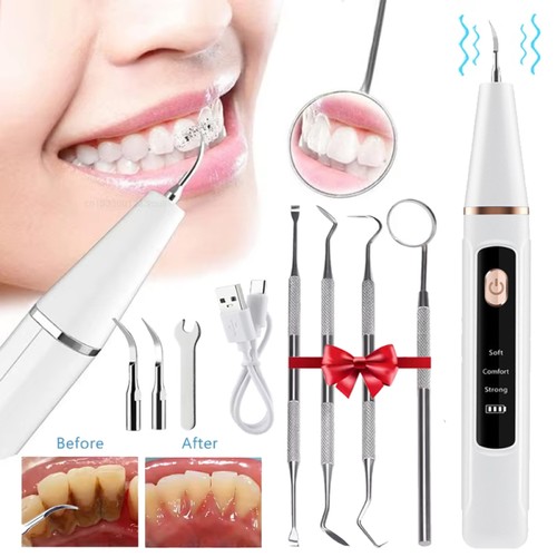 Ultrasonic tooth cleaner - tooth,
