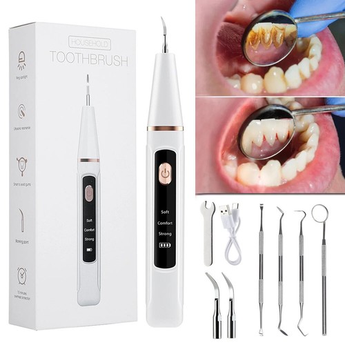 Ultrasonic tooth cleaner - tooth,