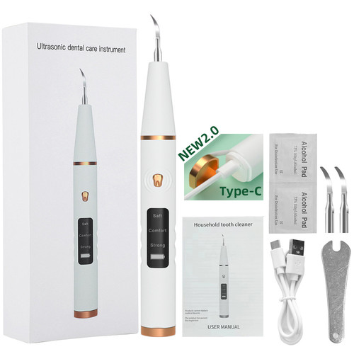 Ultrasonic tooth cleaner - cleaner, kit