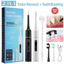 2IN1 Ultrasonic Tooth Cleaner