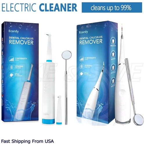 Ultrasonic tooth cleaner kit - tooth,