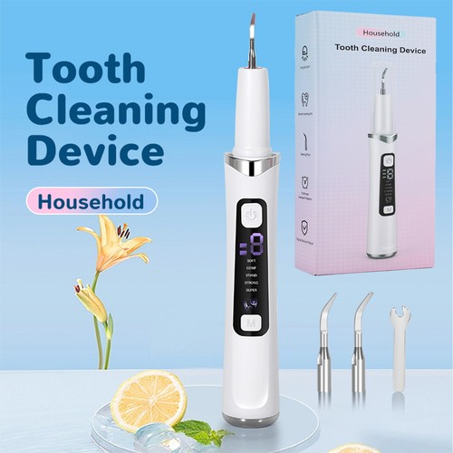 Ultrasonic tooth cleaner kit - tooth,